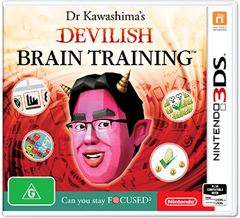 Dr Kawashima s Devilish Brain Training Can you stay focused Nintendo 3DS Games Nintendo